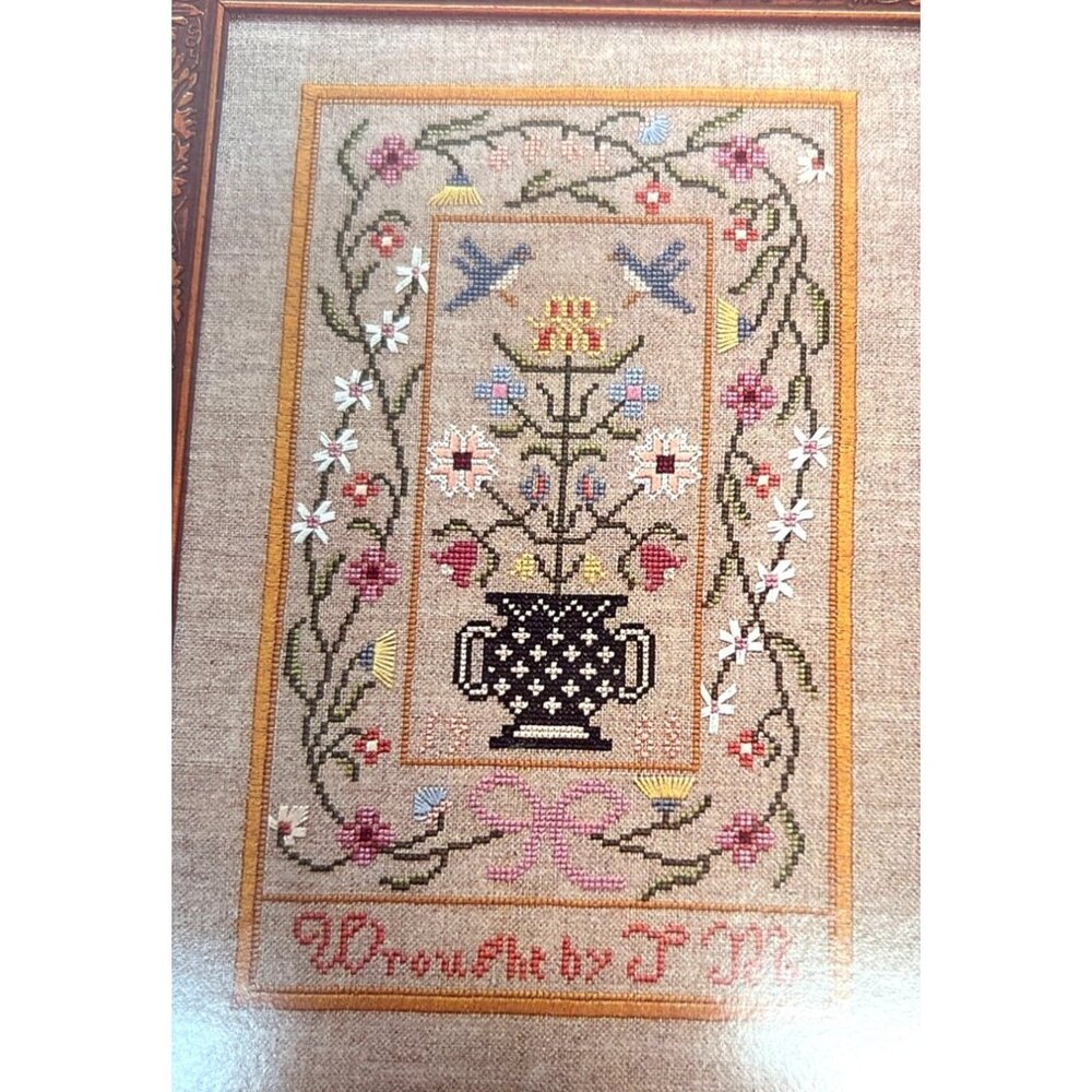 Victorian Garden Cross-Stitch Pattern By The Abecedarian